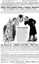 Advertisement for Eno’s "Fruit Salt", 1890. Creator: Unknown.