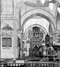 Broussa, in Asia Minor, the ancient Turkish capital: Mosque of Oulou Djami, 1890. Creator: Unknown.