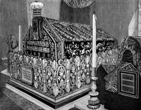 Broussa, in Asia Minor, the ancient Turkish capital: Tomb of Ghazi Osman, the first Sultan, 1890. Creator: Unknown.