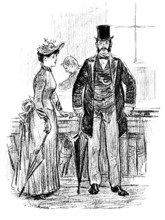 Sketches at the General Register Office, Somerset House: "What the dickens was the year?", 1890. Creator: Unknown.