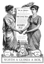 Advertisement for Beecham’s Pills, 1890. Creator: Leadenhall Press.