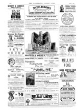 Page of advertisements, 1890. Creator: Unknown.