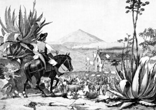 Festival of St. Antony at the Chapel of San Antonio, Tenerife, 1890. Creator: P Naumann.