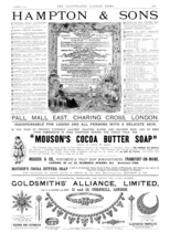 Page of advertisements, 1890. Creator: Unknown.