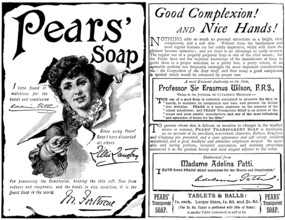 Advertisement for Pears’ Soap, 1890. Creator: Unknown.