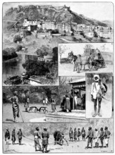 Prince Albert Victor in India: entertainments at Jeypore, 1890. Creator: R. Taylor.