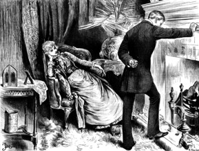 Zoe, he said at length, without looking at her, "your impatience makes you unjust", 1890. Creator: R. Taylor.