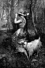 Springtime - after M. Bernard, 1890.  Creator: Unknown.