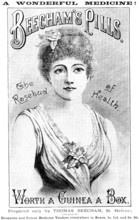 Advertisement for Beecham’s Pills, 1890. Creator: Unknown.