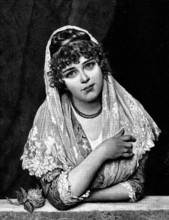 Fiammetta - picture by Eugene von Blaas, 1890.  Creator: Unknown.