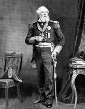 The Father of the Fleet: Admiral Sir Provo Wallis, G.C.B., now in his hundredth year, 1890. Creator: R. Taylor.
