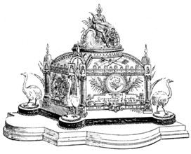 Casket of Freedom of City of London presented to Mr. Stanley, 1890. Creator: Unknown.