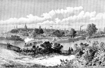 Aylesbury, visited by the Queen, May 14, 1890. Creator: Unknown.