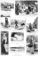 Sketches from the Picture Exhibitions, 1890. Creator: Unknown.