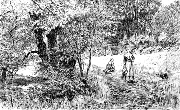 Sketches from the Picture Exhibitions: "In Peaceful Days", Yeend King - Royal Academy, 1890. Creator: Unknown.