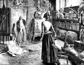 Now, my lovely lady, he said,..."you have had your innings, and I am going to have mine", 1890. Creator: R. Taylor.