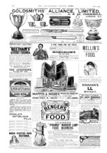 Page of advertisements, 1890. Creator: Unknown.