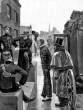 Sketches of military life: arrival of the new Subaltern, 1890. Creator: R. Taylor.