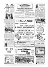 Page of advertisements, 1890. Creator: Unknown.