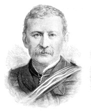 The late General Frederick Brine, R.E., 1890. Creator: R. Taylor.