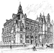 The new public library, Edinburgh, 1890. Creator: Unknown.