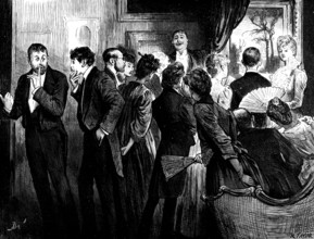 Ghosts! he murmured..."Spectres!" replied the other. "Phantoms and bogies!", 1890. Creator: R. Taylor.