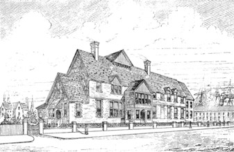 The Seamen’s Hospital, Victoria and Albert Docks..., 1890. Creator: Unknown.