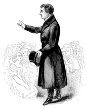 Father Mathew speaking at a temperance meeting in Ireland, 1890. Creator: Unknown.