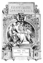 Front page, "Illustrated London News", January to June, 1895. Creator: Unknown.