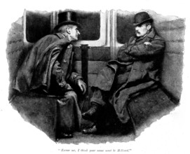 Eve's Ransom: "Excuse me, I think your name must be Hilliard", 1895. Creator: George Meisenbach.