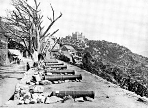 The Troubles in Madagascar: the battery at Ambodinandohalo, 1895. Creator: George Meisenbach.