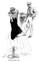 Deck-quoits, 1895. Creator: Stanley Llewellyn Wood.