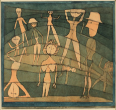 Open-Air Sport, 1923. Creator: Paul Klee.