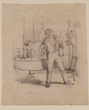 A Taste for Chemistry, c1820-1865. Creator: David Claypoole Johnston.