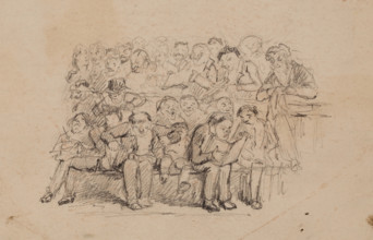Study Group, c1820-1865. Creator: David Claypoole Johnston.