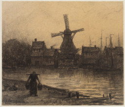 Au bord du Gein, c1860-1920. Creator: Carel Nicolaas Storm.