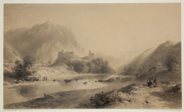 Landscape in Bretagne, 19th century. Creator: Eugene Edouard Soules.