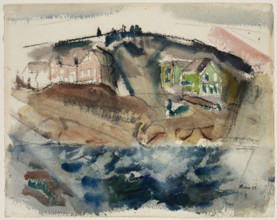 Green Head, Deer Isle, Maine, 1923. Creator: John Marin.