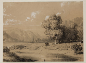 Landscape, 19th century. Creator: Eugene Edouard Soules.