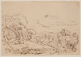 Proserpine Gathering Flowers in the Vale of Enna, 1846 or 1847. Creator: Thomas Cole.