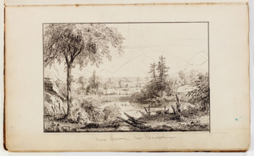 Near Conway, New Hampshire, 1827. Creator: Thomas Cole.
