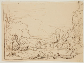 Landscape with Figures, c1820-1848. Creator: Thomas Cole.