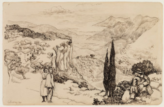 Landscape, Grasse, c1920s. Creator: Roger de la Fresnaye.