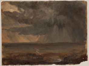 Stormy Landscape, c1832. Creator: Thomas Cole.
