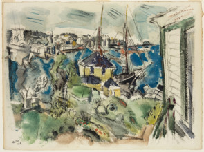Pertaining to Stonington Harbor, 1926. Creator: John Marin.