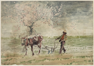Blossom Time in Virginia, 19th century. Creator: Winslow Homer.