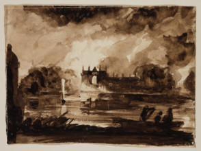 Effect for Newstead Abbey, Nottinghamshire, England, 1830. Creator: Thomas Cole.