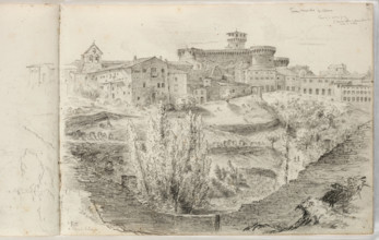 The Rocca Nuova, c1831. Creator: Thomas Cole.