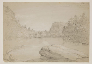 Shongo Lake, 1846. Creator: Thomas Cole.