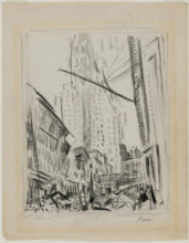 Fifth Avenue, New York, c1920. Creator: John Marin.